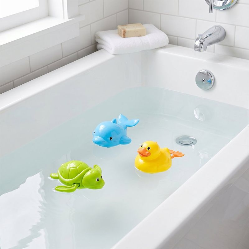 Juguete de Baño Animalito Splashy Flotante con Cuerda - Diseño Surtido