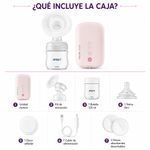Extractor de Leche Eléctrico Individual SCF395 Natural Motion con Motor Rosado