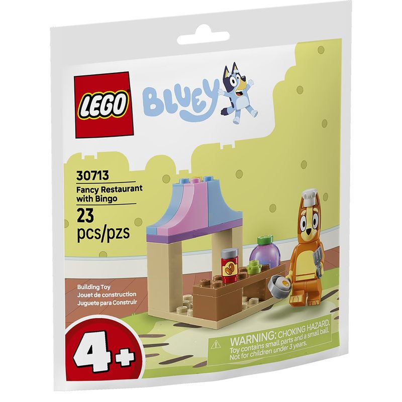 LEGO Bluey Restaurante Elegante con Bingo #30713 de 23 Piezas
