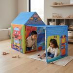 Casita Infantil Diseño Taller Mecánico Multicolor