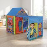 Casita Infantil Diseño Taller Mecánico Multicolor