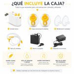 Extractor de Leche Eléctrico Doble Pump In Style Manos Libres con Vasos de 2.7 oz
