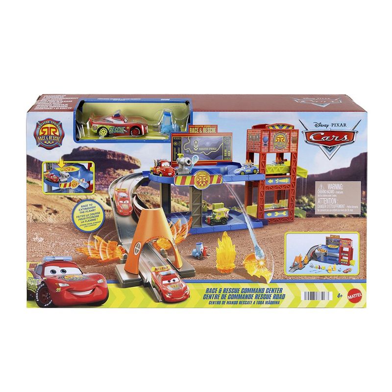 Set Centro de Rescate Cars con Vehículo y Accesorios