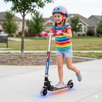 Scooter Infantil de 2 Ruedas con Luces Color Rosado