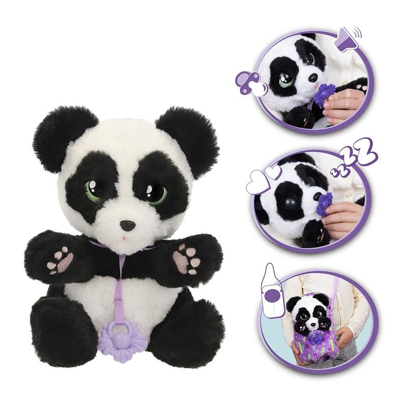 Peluche Interactivo Baby Paws Serie 3 con Mochila Transportadora - Diseños Surtidos