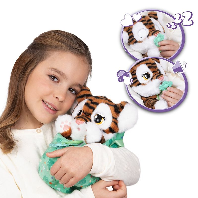 Peluche Interactivo Baby Paws Serie 3 con Mochila Transportadora - Diseños Surtidos