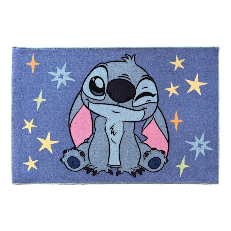 Alfombra Infantil para Baño con Diseño de Stitch de 80 X 120 Cm