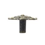Halador Botón Latón Mate 3.53x2.21 Cm - Fincsa