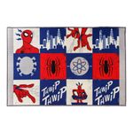 Alfombra Infantil para Baño con Diseño de Spider-Man de 80 X 120 Cm
