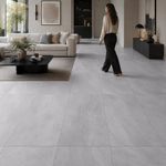 Piso Porcelanato Sandstone Color Gris Mate Rectificado de 60 x 120 cm en Caja de 2.16 m²