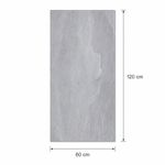 Piso Porcelanato Sandstone Color Gris Mate Rectificado de 60 x 120 cm en Caja de 2.16 m²