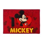Alfombra Infantil para Baño con Diseño de Mickey de 40 X 60 Cm