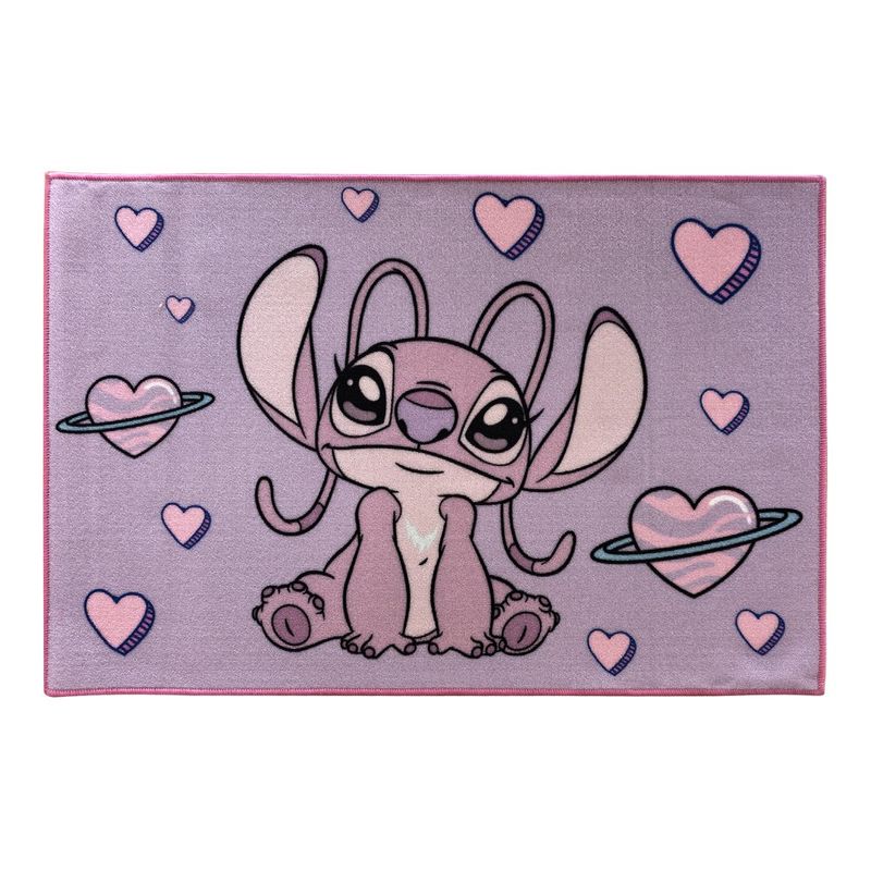 Alfombra Infantil para Baño con Diseño de Angel de 80 X 120 Cm