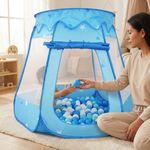 Carpa Infantil con Pelotas Color Celeste