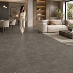 Piso Gres Imperial Color Humo Pulido Rectificado de 60 x 60 cm en Caja de 1.44 m²
