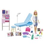 Muñeca Barbie Doctora con Consultorio Médico y Accesorios