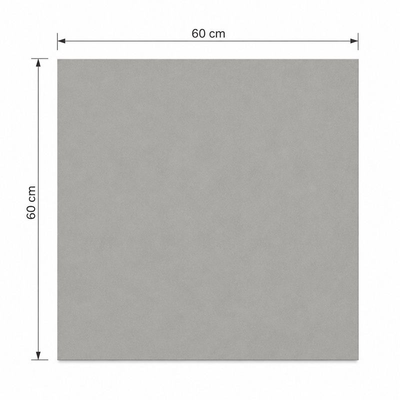 Piso Porcelanato Atlanta Color Gris Mate Rectificado de 60 x 60 cm en Caja de 1.44 m²