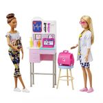 Muñeca Barbie Doctora con Consultorio Médico y Accesorios