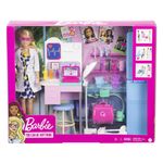 Muñeca Barbie Doctora con Consultorio Médico y Accesorios