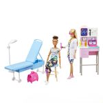 Muñeca Barbie Doctora con Consultorio Médico y Accesorios