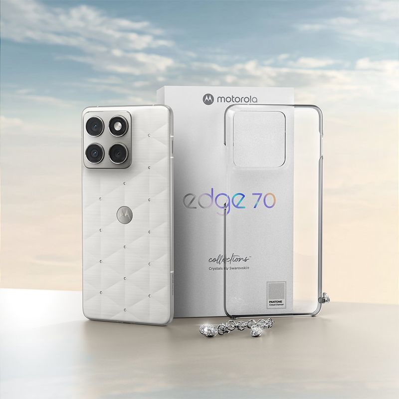 Celular Motorola Edge 70 de 512 GB y 12 GB RAM en Color Cloud Dancer