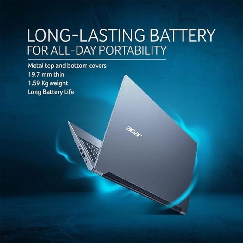 Laptop Acer Aspire Lite de 15.6 Pulgadas con Procesador AMD Ryzen 5 6600H, 16 GB RAM y 512 GB