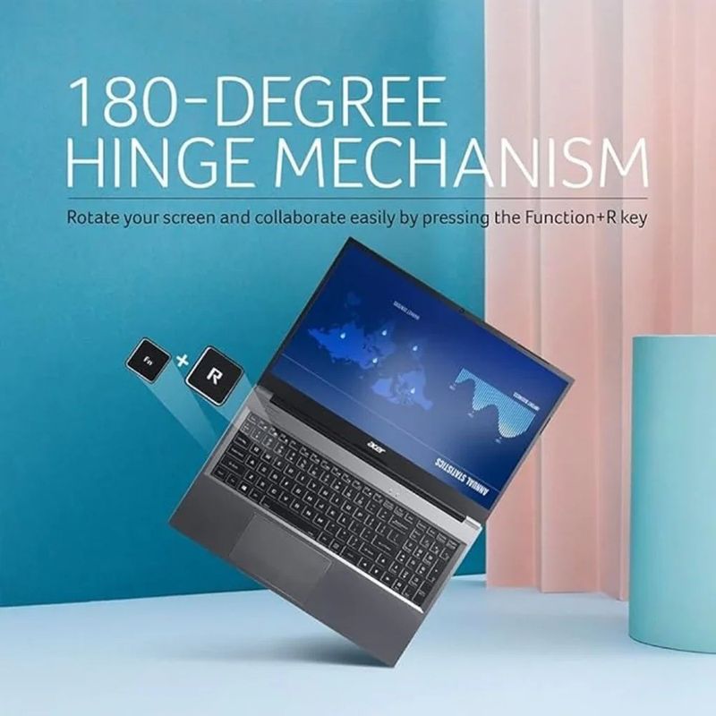 Laptop Acer Aspire Lite de 15.6 Pulgadas con Procesador AMD Ryzen 5 6600H, 16 GB RAM y 512 GB