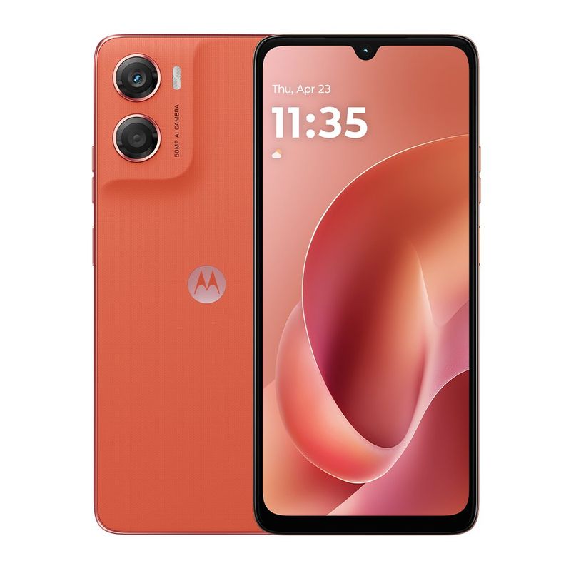 Celular Motorola Moto G06 de 256 GB y 4 GB RAM en Color Naranja