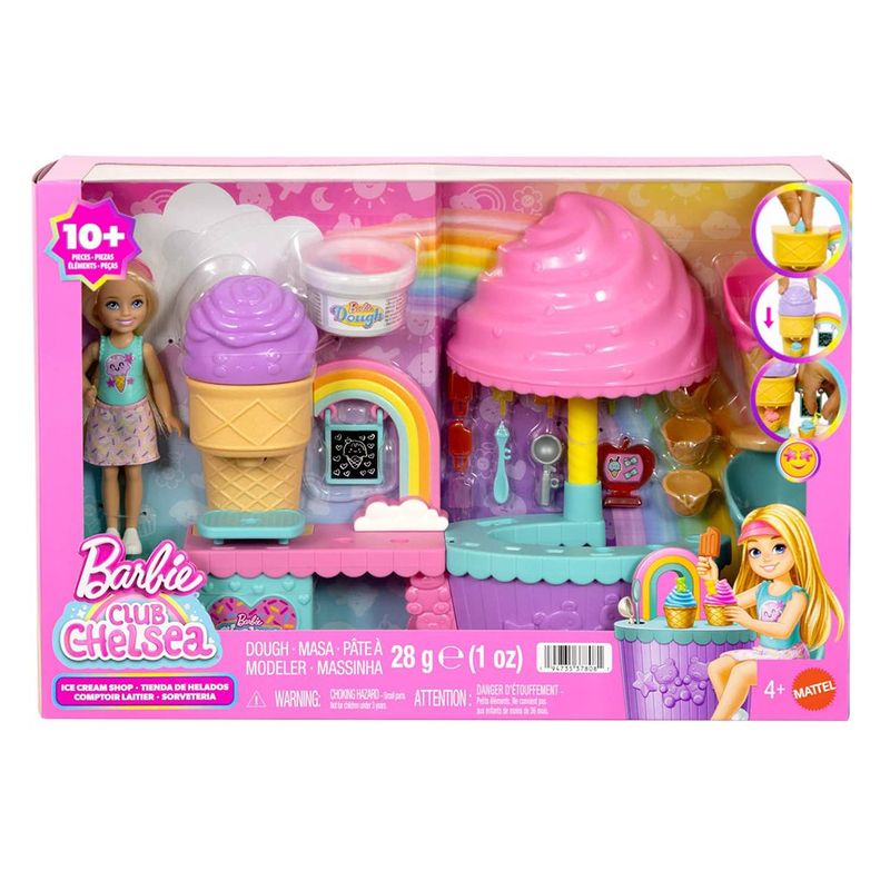 Set de juego Barbie Heladería de Chelsea