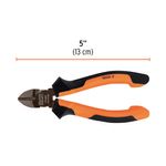 Pinza de Corte Diagonal de 5 Plg con Mango Comfort Grip y Aislamiento 1000 V