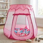 Carpa Infantil con Pelotas Color Rosado
