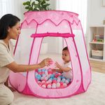 Carpa Infantil con Pelotas Color Rosado