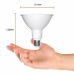 Foco LED PAR38 de 18 W con Base E27 y Luz Cálida para Exterior e Interior