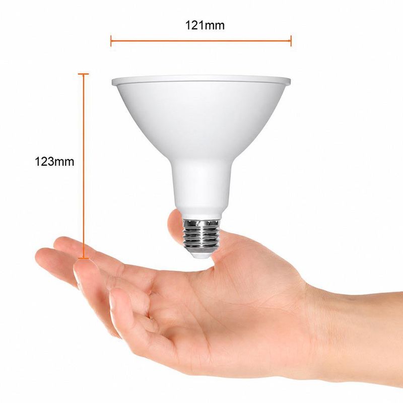Foco LED PAR38 de 18 W con Base E27 y Luz Cálida para Exterior e Interior