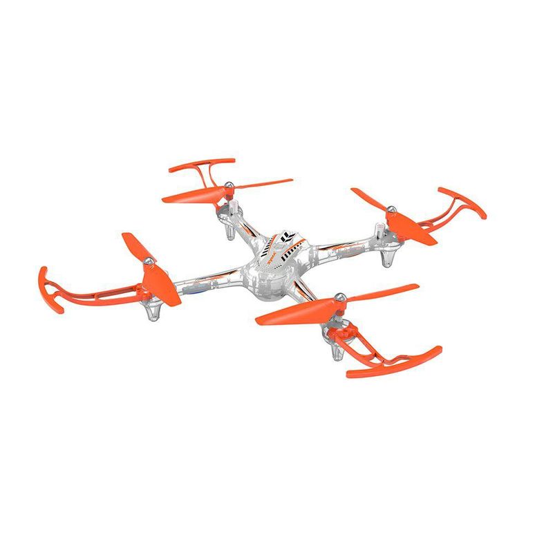 Drone Acrobático RC con Luces Programables y 16 Maniobras Color Anaranjado