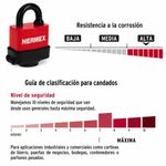 Candado Laminado Recubierto PVC 40 mm