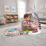 Gimnasio Interactivo Pataditas Musical Kick & Play Rosado con Piano, Luces y 85+ Sonidos