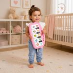 Gimnasio Interactivo Pataditas Musical Kick & Play Rosado con Piano, Luces y 85+ Sonidos