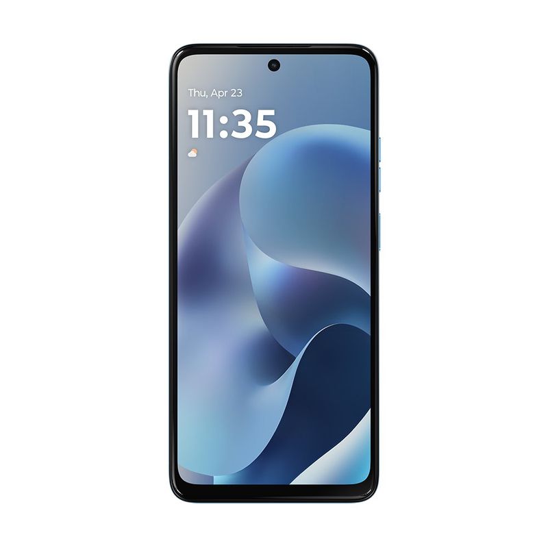 Celular Motorola Moto G17 de 256 GB y 4 GB RAM en Color Azul Alaskan