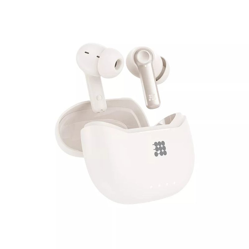 Audífonos Inalámbricos Power Buds Pro con Bluetooth y Estuche de Carga en Color Light Sand