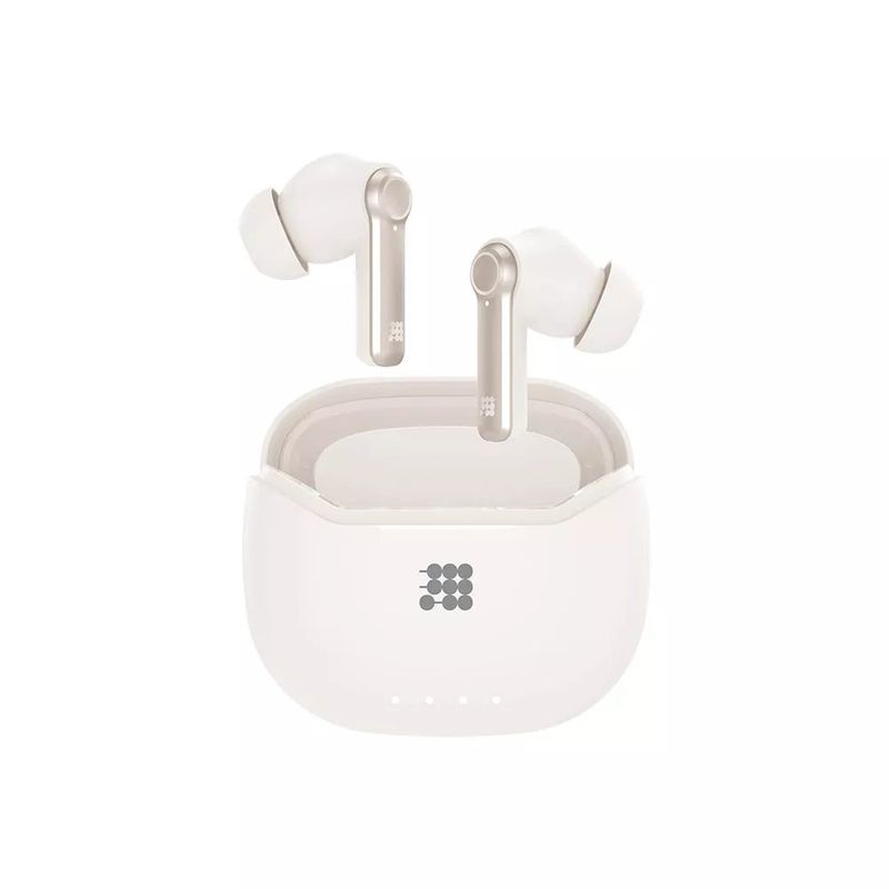 Audífonos Inalámbricos Power Buds Pro con Bluetooth y Estuche de Carga en Color Light Sand