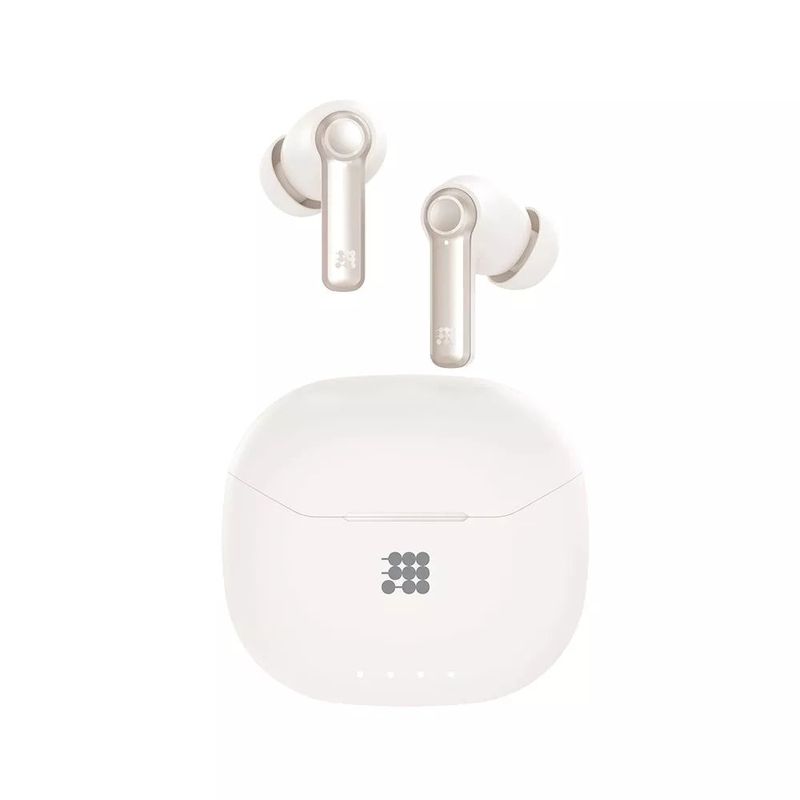 Audífonos Inalámbricos Power Buds Pro con Bluetooth y Estuche de Carga en Color Light Sand