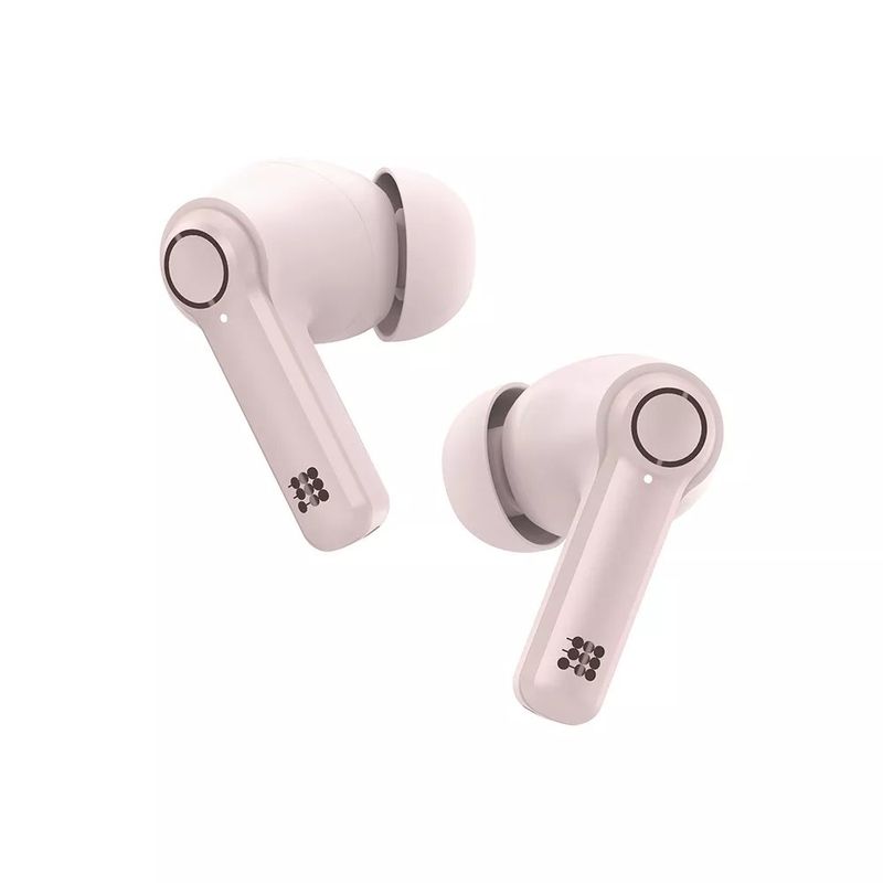 Audífonos Inalámbricos Power Buds Pro con Bluetooth y Estuche de Carga en Color Rose Gold