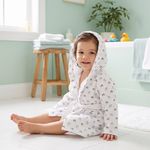 Bata de Baño Infantil con Capucha Diseño Conejos - Presentación Surtida