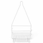 Organizador de Ducha Metálico para Shampoo y Accesorios de Baño Color Blanco
