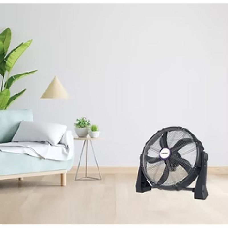 Ventilador Circulador de Aire 20 Plg 2 en 1 Piso/Pared Color Negro