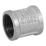 Cople Reforzado de Acero Galvanizado 1 plg
