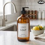 Dispensador de Jabón Líquido Amber de Cerámica 500 mL