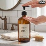 Dispensador de Jabón Líquido Amber de Cerámica 500 mL