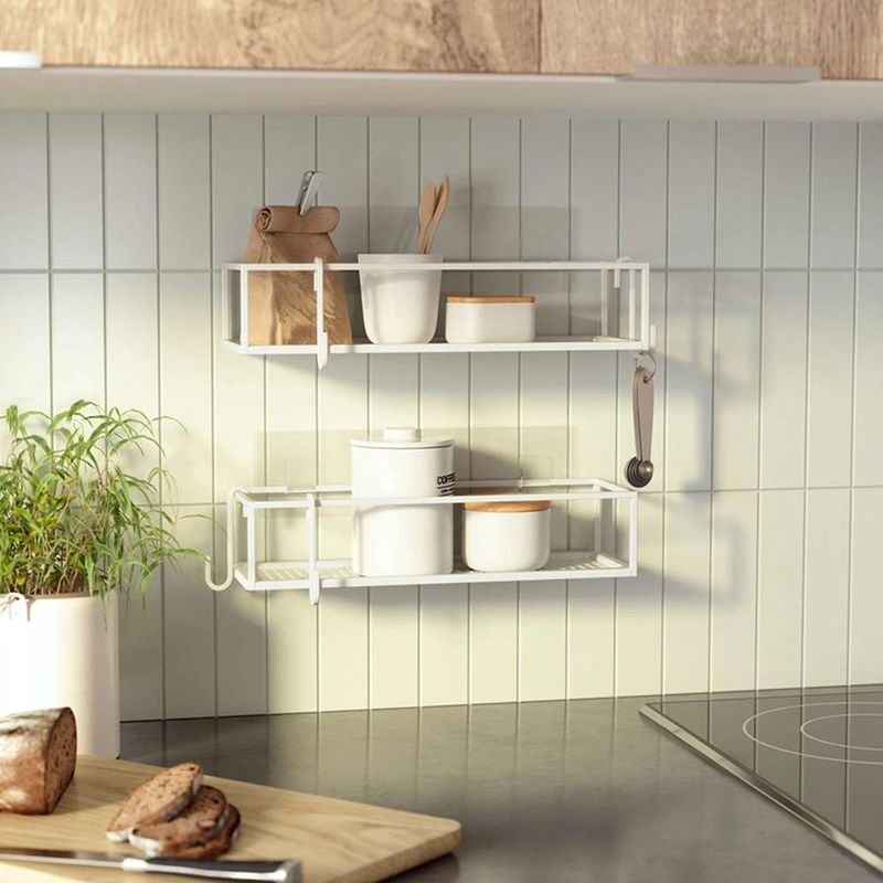 Organizador para Ducha Cubiko de Plástico Color Blanco